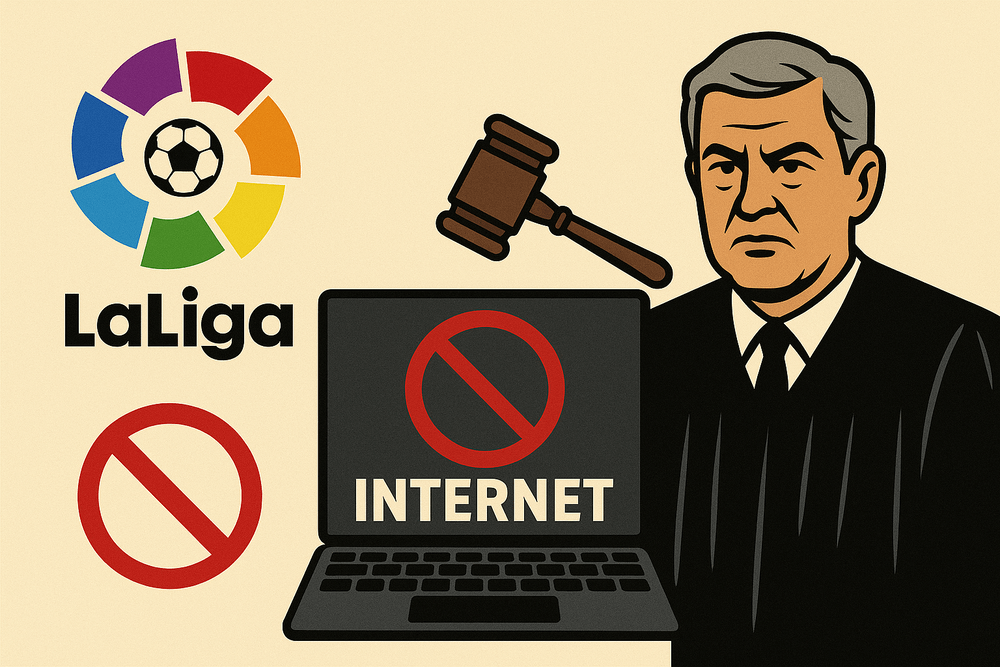 Movistar y LaLiga Bloquean Internet en España